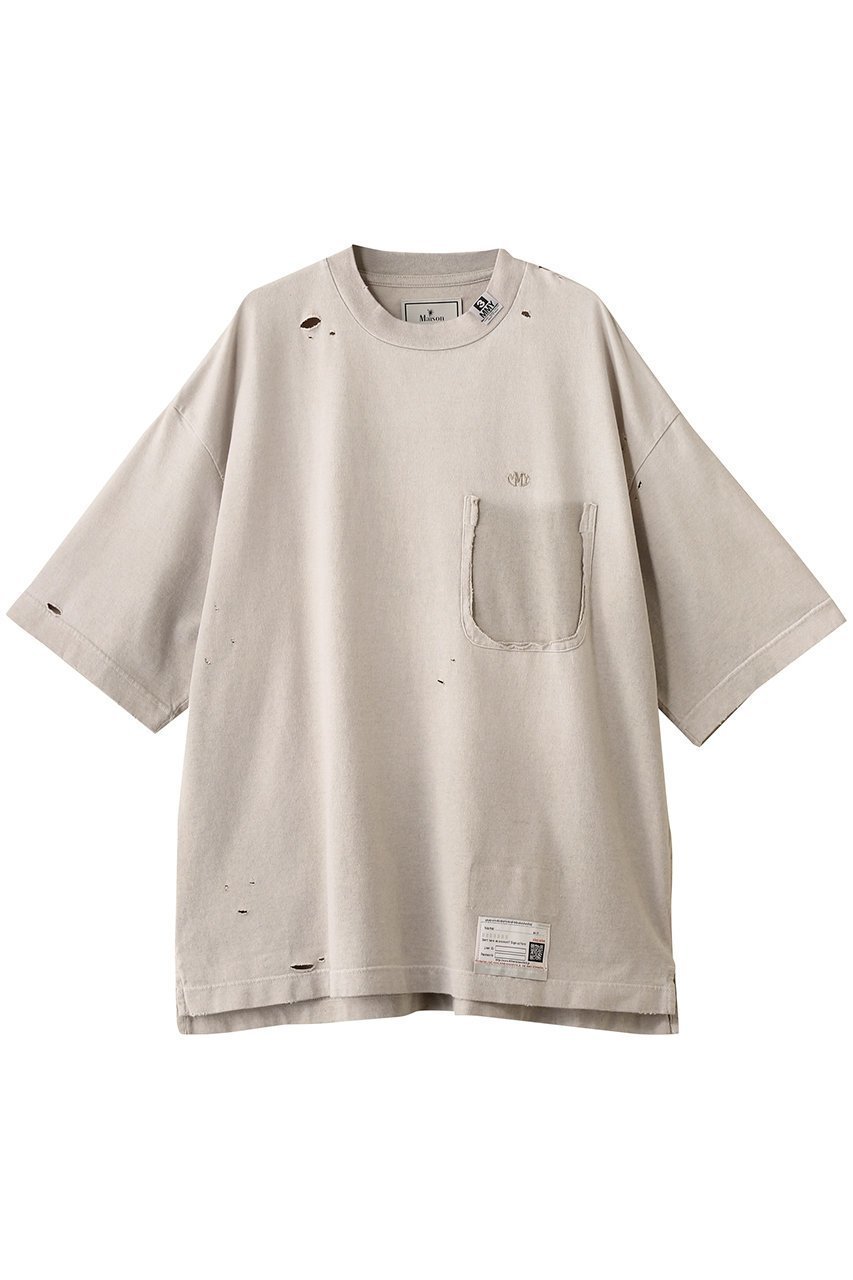 【メゾン ミハラヤスヒロ/Maison MIHARA YASUHIRO / MEN】の【MEN】SUN FADED Tシャツ 人気、トレンドファッション・服の通販 founy(ファニー) 　ファッション　Fashion　メンズファッション　Fashion for Men　トップス・カットソー　Cut & Sew Tops　メンズシャツ　Shirts　ショート　Short, Short Length　スリーブ　Sleeve, Long Sleeve / Short Sleeve　ダメージ　Distressed, Destroyed　ビッグ　Big, Oversized　ボトム　Bottoms, Lower Wear　ポケット　Pocket, Pocket Detail　ヴィンテージ　Vintage Style　 other-1|ID: prp329100004434719 ipo3291000000032865085