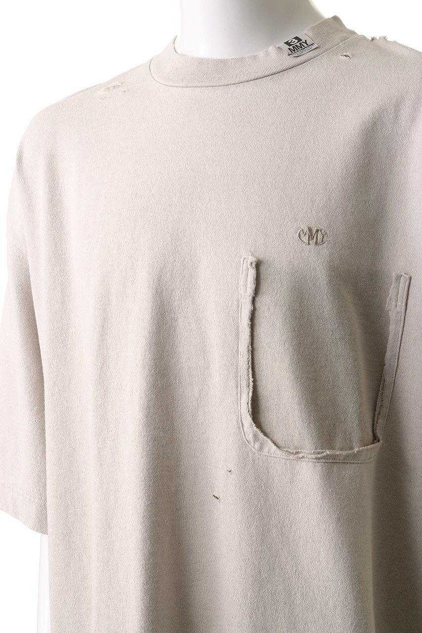 【メゾン ミハラヤスヒロ/Maison MIHARA YASUHIRO / MEN】の【MEN】SUN FADED Tシャツ 人気、トレンドファッション・服の通販 founy(ファニー) 　ファッション　Fashion　メンズファッション　Fashion for Men　トップス・カットソー　Cut & Sew Tops　メンズシャツ　Shirts　ショート　Short, Short Length　スリーブ　Sleeve, Long Sleeve / Short Sleeve　ダメージ　Distressed, Destroyed　ビッグ　Big, Oversized　ボトム　Bottoms, Lower Wear　ポケット　Pocket, Pocket Detail　ヴィンテージ　Vintage Style　other-5|ID: prp329100004434719 ipo3291000000032865111