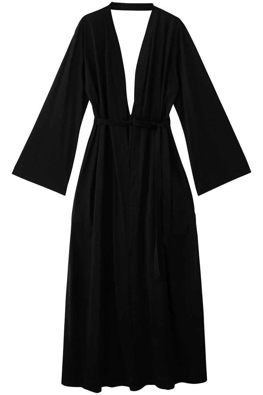 【アロマティック/AROMATIQUE】のロングガウン インテリア・キッズ・メンズ・レディースファッション・服の通販 founy(ファニー) 　ファッション　Fashion　レディースファッション　Fashion for Women　トップス・カットソー　Cut & Sew Tops　エレガント 上品　Elegant　ガウン　Gown, Robe　パジャマ　Pajamas, Sleepwear　リラックス　Relax, Relaxed Fit　ロング　Long, Long-Length　再入荷　Restock / Back in Stock　旅行　Travel　ブラック|ID: prp329100004434726 ipo3291000000035022881