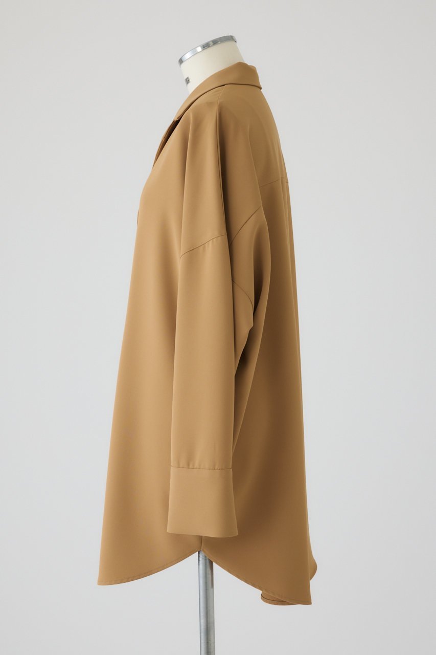 【リムアーク/RIM.ARK】のLong light round shirt/シャツ 人気、トレンドファッション・服の通販 founy(ファニー) 　ファッション　Fashion　レディースファッション　Ladies' Fashion Online　トップス・カットソー　Tops/Tshirt　シャツ/ブラウス　Shirts/Blouses　インナー　Inner　カットソー　Cut And Sew　スリーブ　Sleeve　ハイネック　High Neck　リラックス　Relax　ロング　Long　other-5|ID: prp329100004434728 ipo3291000000032376261