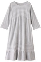 【キッドブルー/KID BLUE】の25コンビボーダー天竺ワンピース 人気、トレンドファッション・服の通販 founy(ファニー) ファッション Fashion レディースファッション Fashion for Women ワンピース Dresses コンビ Combo, Combination Style スリーブ Sleeve, Long Sleeve / Short Sleeve パジャマ Pajamas, Sleepwear ボーダー Border, Stripe リラックス Relax, Relaxed Fit ロング Long, Long-Length 旅行 Travel thumbnail ライトグレー|ID: prp329100004434731 ipo3291000000032833850