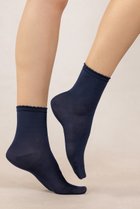 【ブルーフォレ/BLEUFORET】の6401 ソリッドカラー マーセライズドコットンアンクルソックス ネイビー|ID: prp329100004434735 ipo3291000000030979246