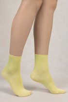 【ブルーフォレ/BLEUFORET】の6401 ソリッドカラー マーセライズドコットンアンクルソックス イエロー|ID: prp329100004434735 ipo3291000000036057102