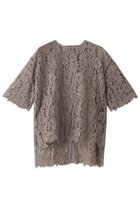 【ルームエイト/Room no.8】の【Room no.8 BLACK】リーバーレース WITH グログラン トップス 人気、トレンドファッション・服の通販 founy(ファニー) ファッション Fashion レディースファッション Fashion for Women トップス・カットソー Cut & Sew Tops シャツ・ブラウス・オフィスカジュアル Elegant Blouses & Button-Ups グログラン Grosgrain, Grosgrain Ribbon ショート Short, Short Length スリーブ Sleeve, Long Sleeve / Short Sleeve フレア Flare, Flared ボトム Bottoms, Lower Wear マキシ Maxi, Full Length リュクス Luxury, Elegant, High-End, Chic レース Lace, Lace Fabric thumbnail グレージュ|ID: prp329100004434737 ipo3291000000032853962