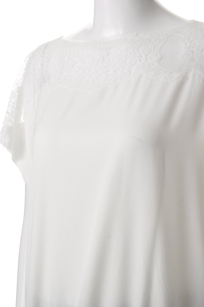 【ルームエイト/Room no.8】の【Room no.8 BLACK】リーバーレースチェンジトップス 人気、トレンドファッション・服の通販 founy(ファニー) 　ファッション　Fashion　レディースファッション　WOMEN　トップス・カットソー　Tops/Tshirt　シャツ/ブラウス　Shirts/Blouses　カットソー　Cut And Sew　ショート　Short　スリーブ　Sleeve　ボトム　Bottom　レース　Race　other-5|ID: prp329100004434738 ipo3291000000031326616