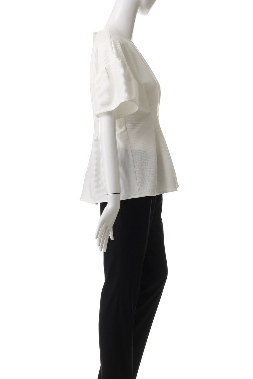 【ルームエイト/Room no.8】の【Room no.8 BLACK】SEERSUCKER タックイン トップス 人気、トレンドファッション・服の通販 founy(ファニー) 　ファッション　Fashion　レディースファッション　Fashion for Women　トップス・カットソー　Cut & Sew Tops　シャツ・ブラウス・オフィスカジュアル　Elegant Blouses & Button-Ups　コルセット　Corset, Bustier　ショート　Short, Short Length　シンプル　Simple, Minimal　スリーブ　Sleeve, Long Sleeve / Short Sleeve　バランス　Balance, Style Balance　フェミニン　Feminine, Girly　ボトム　Bottoms, Lower Wear　ワイド　Wide, Wide Fit　other-3|ID: prp329100004434741 ipo3291000000034955336