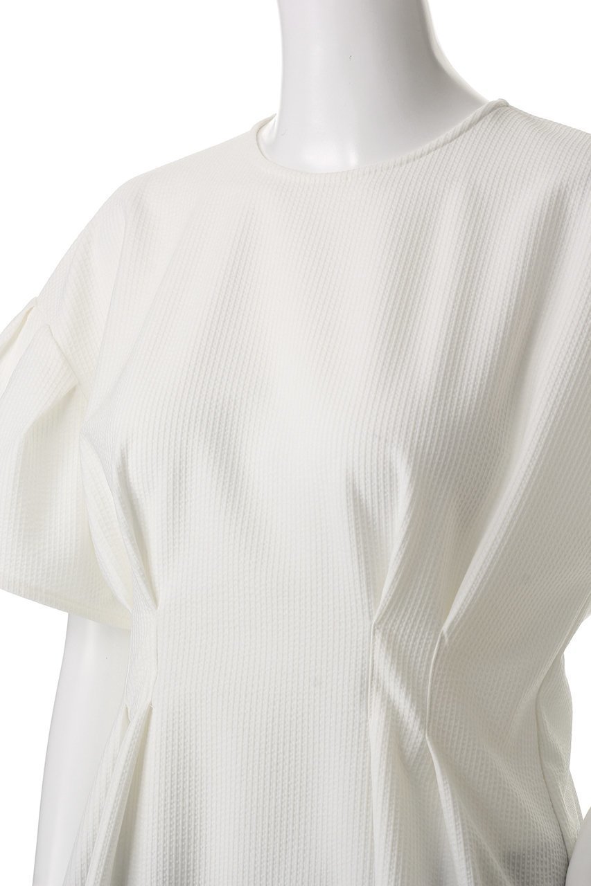 【ルームエイト/Room no.8】の【Room no.8 BLACK】SEERSUCKER タックイン トップス 人気、トレンドファッション・服の通販 founy(ファニー) 　ファッション　Fashion　レディースファッション　Fashion for Women　トップス・カットソー　Cut & Sew Tops　シャツ・ブラウス・オフィスカジュアル　Elegant Blouses & Button-Ups　コルセット　Corset, Bustier　ショート　Short, Short Length　シンプル　Simple, Minimal　スリーブ　Sleeve, Long Sleeve / Short Sleeve　バランス　Balance, Style Balance　フェミニン　Feminine, Girly　ボトム　Bottoms, Lower Wear　ワイド　Wide, Wide Fit　other-5|ID: prp329100004434741 ipo3291000000034955340