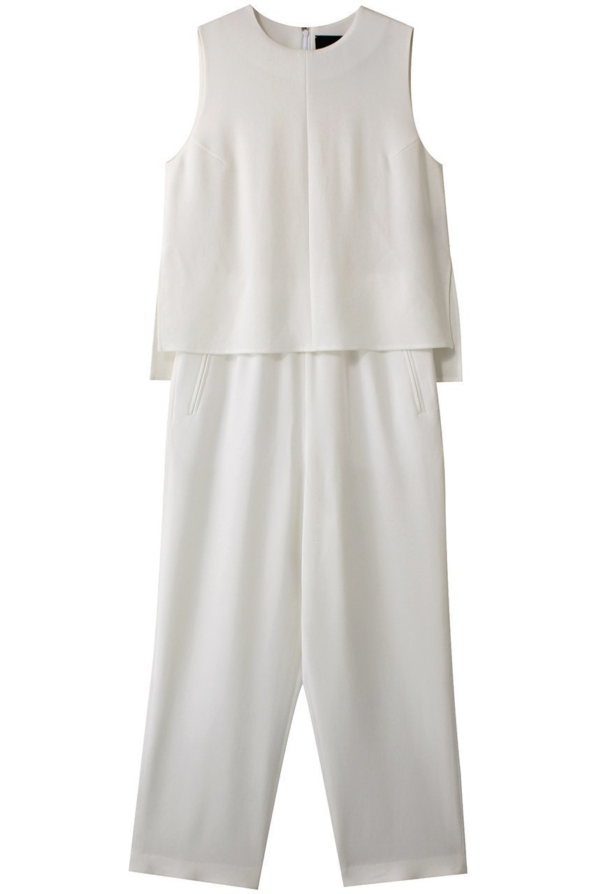 【ルームエイト/Room no.8】の【Room no.8 BLACK】ジョーゼット ノースリーブ オールインワン 人気、トレンドファッション・服の通販 founy(ファニー) 　ファッション　Fashion　レディースファッション　Fashion for Women　パンツ　Pants & Trousers　シンプル　Simple, Minimal　ジョーゼット　Georgette, Semi-Sheer Fabric　ノースリーブ　Sleeveless, No-Sleeve　リラックス　Relax, Relaxed Fit　夏　Summer　旅行　Travel　 other-1|ID: prp329100004434742 ipo3291000000033706325