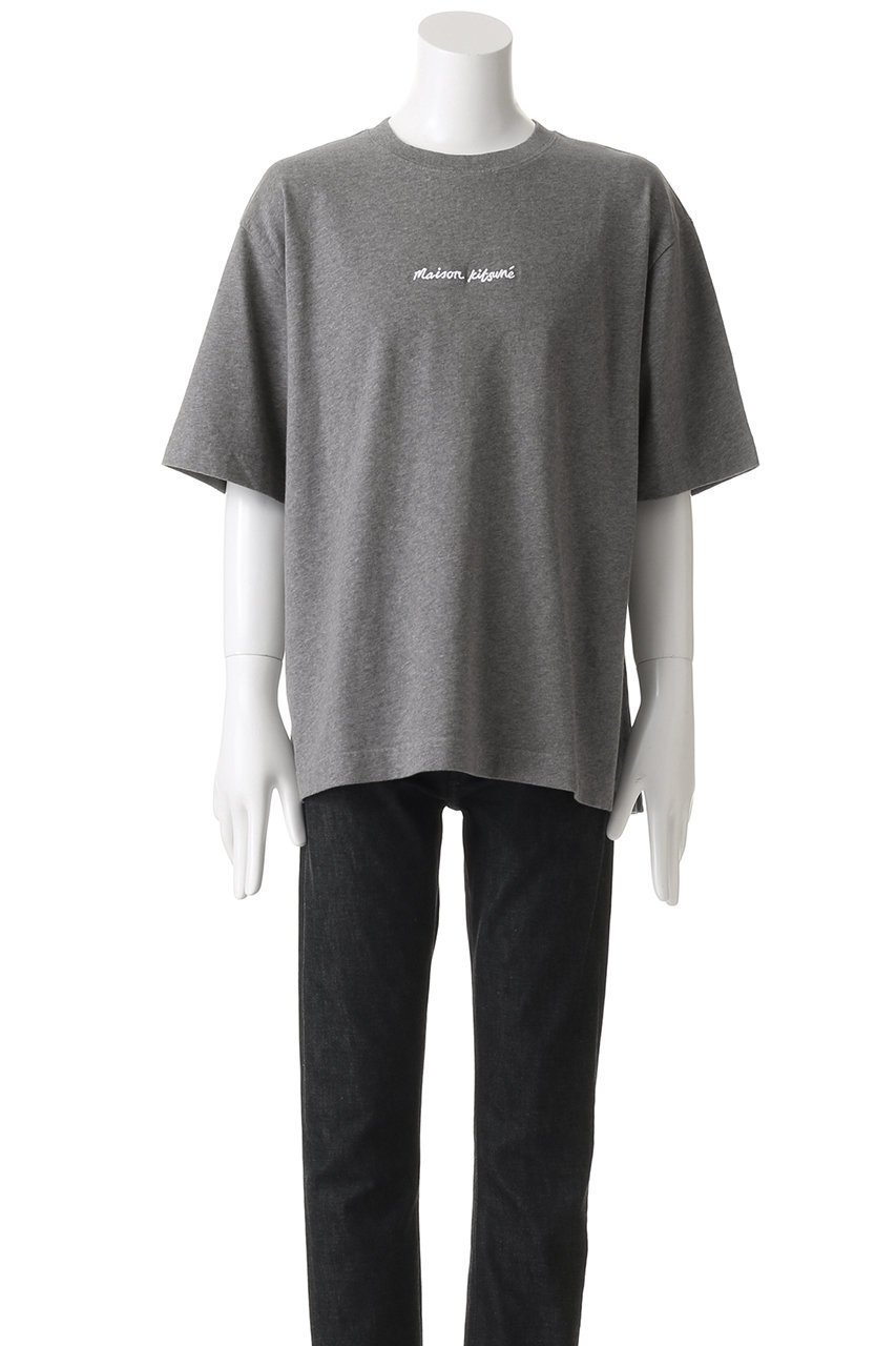 【メゾン キツネ/MAISON KITSUNE / MEN】の【MEN】MAISON KITSUNE EMBROIDERY OVERSIZE Tシャツ 人気、トレンドファッション・服の通販 founy(ファニー) 　ファッション　Fashion　メンズファッション　Fashion for Men　トップス・カットソー　Cut & Sew Tops　メンズシャツ　Shirts　ショート　Short, Short Length　スリーブ　Sleeve, Long Sleeve / Short Sleeve　フロント　Front, Front Design　ベーシック　Basic, Essential　other-2|ID: prp329100004434747 ipo3291000000032864909