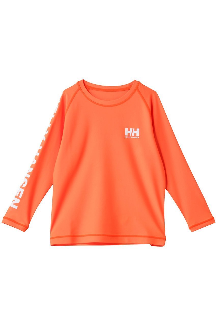【ヘリーハンセン/HELLY HANSEN / KIDS】の【KIDS】K L/S フラッシュカラーラッシュガード インテリア・キッズ・メンズ・レディースファッション・服の通販 founy(ファニー) 　ファッション　Fashion　キッズファッション　Fashion for Kids　おすすめ　Recommended / Our Picks　スタイリッシュ　Stylish, Fashionable　スポーツ　Sports, Activewear　夏　Summer　長袖　Long Sleeve, Full Sleeve　フラッシュオレンジ|ID: prp329100004434753 ipo3291000000036236196