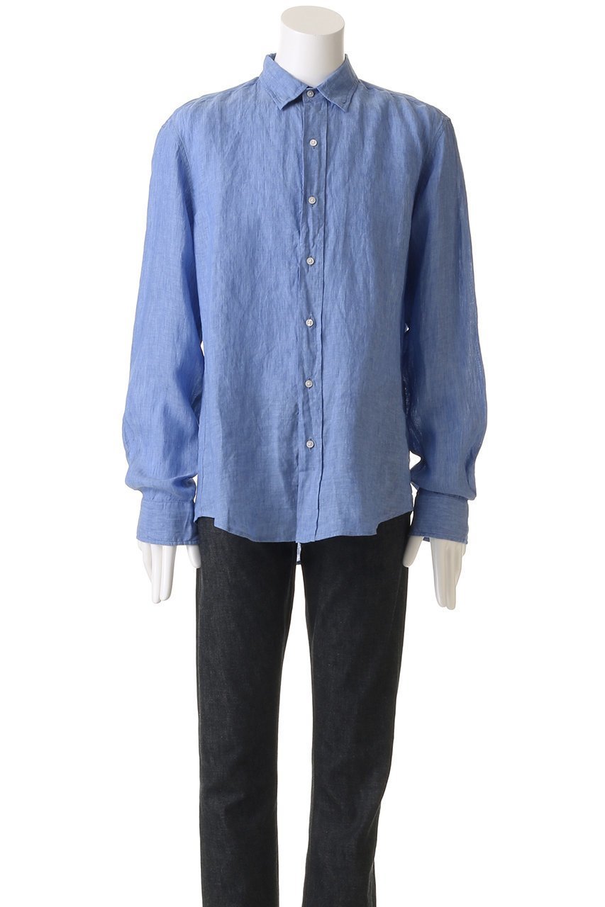 【フランク&アイリーン/Frank&Eileen / MEN】の【MEN】FINBAR イタリアンリネン ダークブルーシャツ 人気、トレンドファッション・服の通販 founy(ファニー) 　ファッション　Fashion　メンズファッション　MEN　スリーブ　Sleeve　リネン　Linen　ロング　Long　other-2|ID: prp329100004434760 ipo3291000000031258052