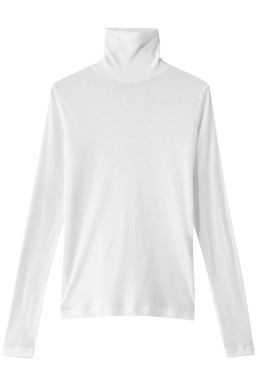 【アルアバイル/allureville】のシアーテレコPO A インテリア・キッズ・メンズ・レディースファッション・服の通販 founy(ファニー) 　ファッション　Fashion　レディースファッション　Fashion for Women　トップス・カットソー　Cut & Sew Tops　シャツ・ブラウス・オフィスカジュアル　Elegant Blouses & Button-Ups　ロングTシャツ・Tシャツ　Longline T-Shirts & Tees　カットソー・ベーシックTシャツ　Cut-and-Sewn Tops / Stretch Tees & Basics　インナー　Innerwear　カーディガン　Cardigan, Knitwear　シンプル　Simple, Minimal　ジャケット　Jacket, Outerwear　スリーブ　Sleeve, Long Sleeve / Short Sleeve　タートルネック　Turtleneck, High Neck　デニム　Denim, Jeans Material　フィット　Fit, Slim Fit　ロング　Long, Long-Length　エレガント 上品　Elegant　ホワイト|ID: prp329100004434771 ipo3291000000036653011