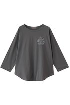 【エリオポール/heliopole】のロゴラグランスリーブTシャツ チャコールグレー|ID: prp329100004434774 ipo3291000000032864680