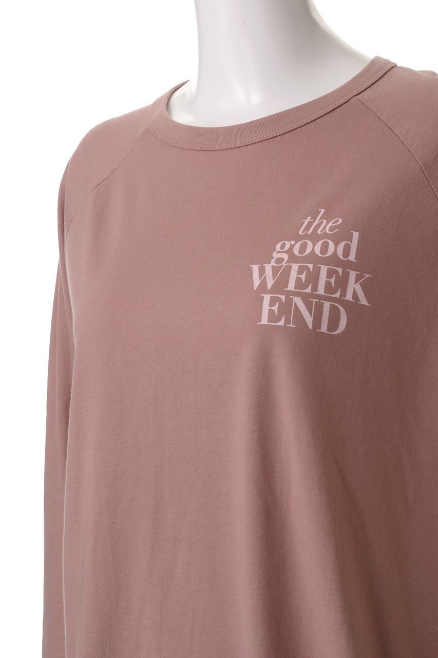 【エリオポール/heliopole】のロゴラグランスリーブTシャツ 人気、トレンドファッション・服の通販 founy(ファニー) 　ファッション　Fashion　レディースファッション　Fashion for Women　トップス・カットソー　Cut & Sew Tops　シャツ・ブラウス・オフィスカジュアル　Elegant Blouses & Button-Ups　ロングTシャツ・Tシャツ　Longline T-Shirts & Tees　カットソー・ベーシックTシャツ　Cut-and-Sewn Tops / Stretch Tees & Basics　シンプル　Simple, Minimal　スリーブ　Sleeve, Long Sleeve / Short Sleeve　デニム　Denim, Jeans Material　リラックス　Relax, Relaxed Fit　ロング　Long, Long-Length　再入荷　Restock / Back in Stock　other-5|ID: prp329100004434774 ipo3291000000032864705