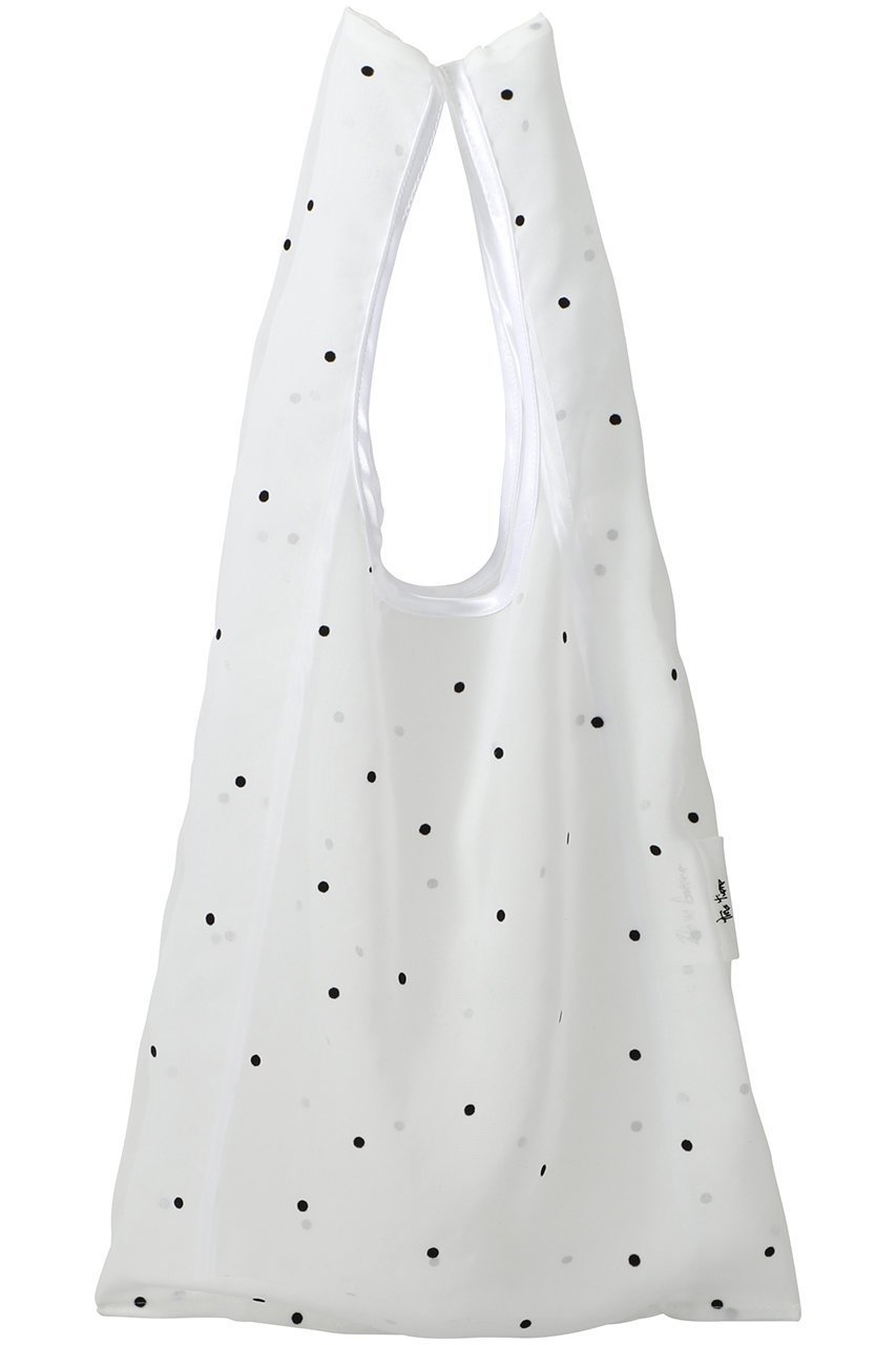【ウィムガゼット/Whim Gazette】のアップサイクルエコBAG インテリア・キッズ・メンズ・レディースファッション・服の通販 founy(ファニー) 　ファッション　Fashion　レディースファッション　Fashion for Women　バッグ　Bags　エレガント 上品　Elegant　シアー　Sheer, See-Through　シンプル　Simple, Minimal　ドット　Polka Dot, Dot Pattern　旅行　Travel　オフホワイト|ID: prp329100004434776 ipo3291000000036693118