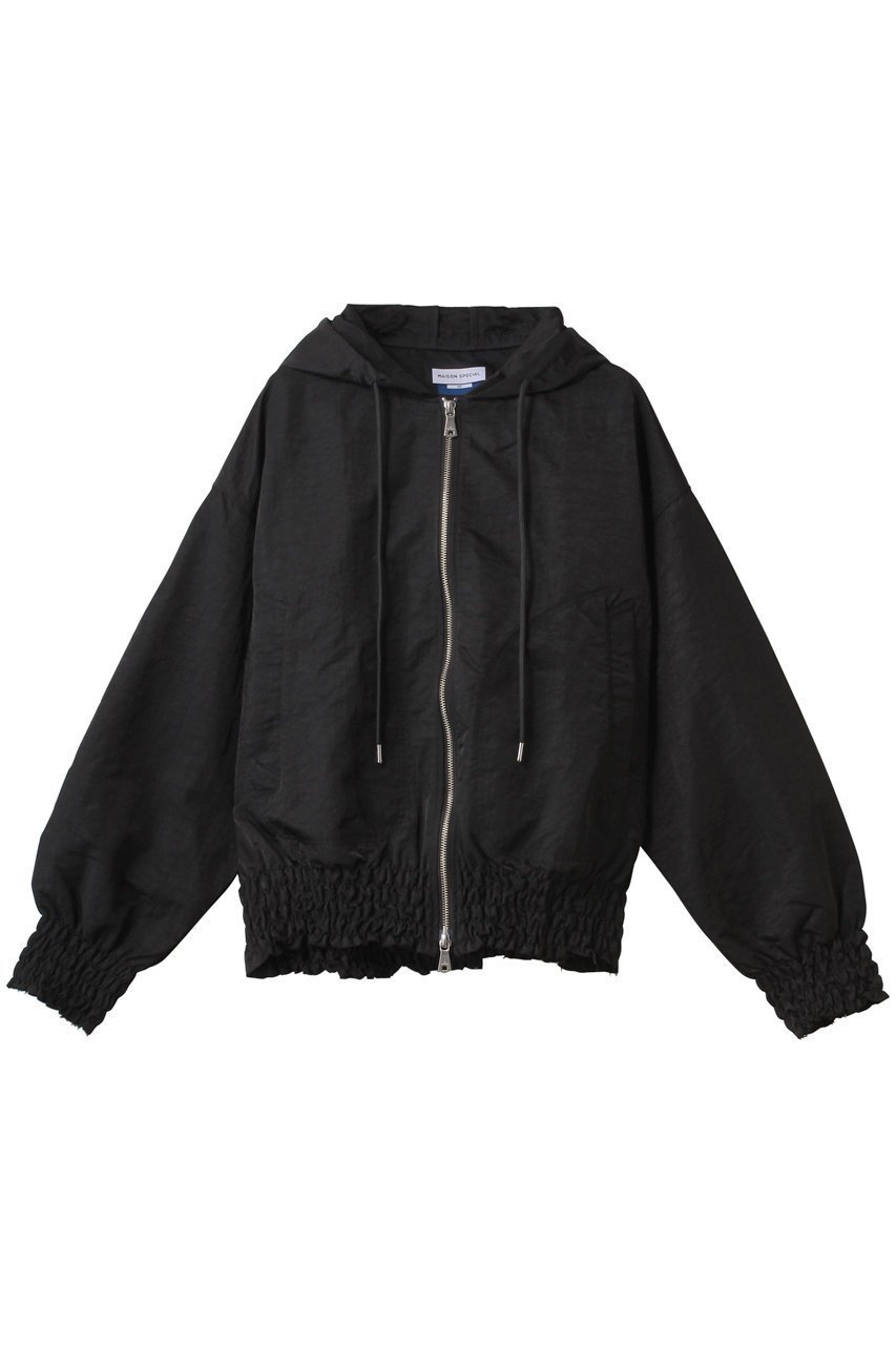【メゾンスペシャル/MAISON SPECIAL】の【UNISEX】裾シャーリングフードブルゾン 人気、トレンドファッション・服の通販 founy(ファニー) 　ファッション　Fashion　レディースファッション　Fashion for Women　アウター　Coat / Outerwear Collection　レディースジャケット・軽アウター　Jackets　ブルゾンジャケット・スポーティアウター　Blouson Jackets　ユニセックス　Unisex, Genderless　シャーリング　Shirring, Ruched　ジップ　Zip, Zipper　ジャケット　Jacket, Outerwear　トレンド　Trend, Trending Now　ブルゾン　Blouson, Bomber Jacket　 other-1|ID: prp329100004434783 ipo3291000000032957832