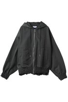【メゾンスペシャル/MAISON SPECIAL】の【UNISEX】裾シャーリングフードブルゾン C.GRY(チャコールグレー)|ID: prp329100004434783 ipo3291000000032957843