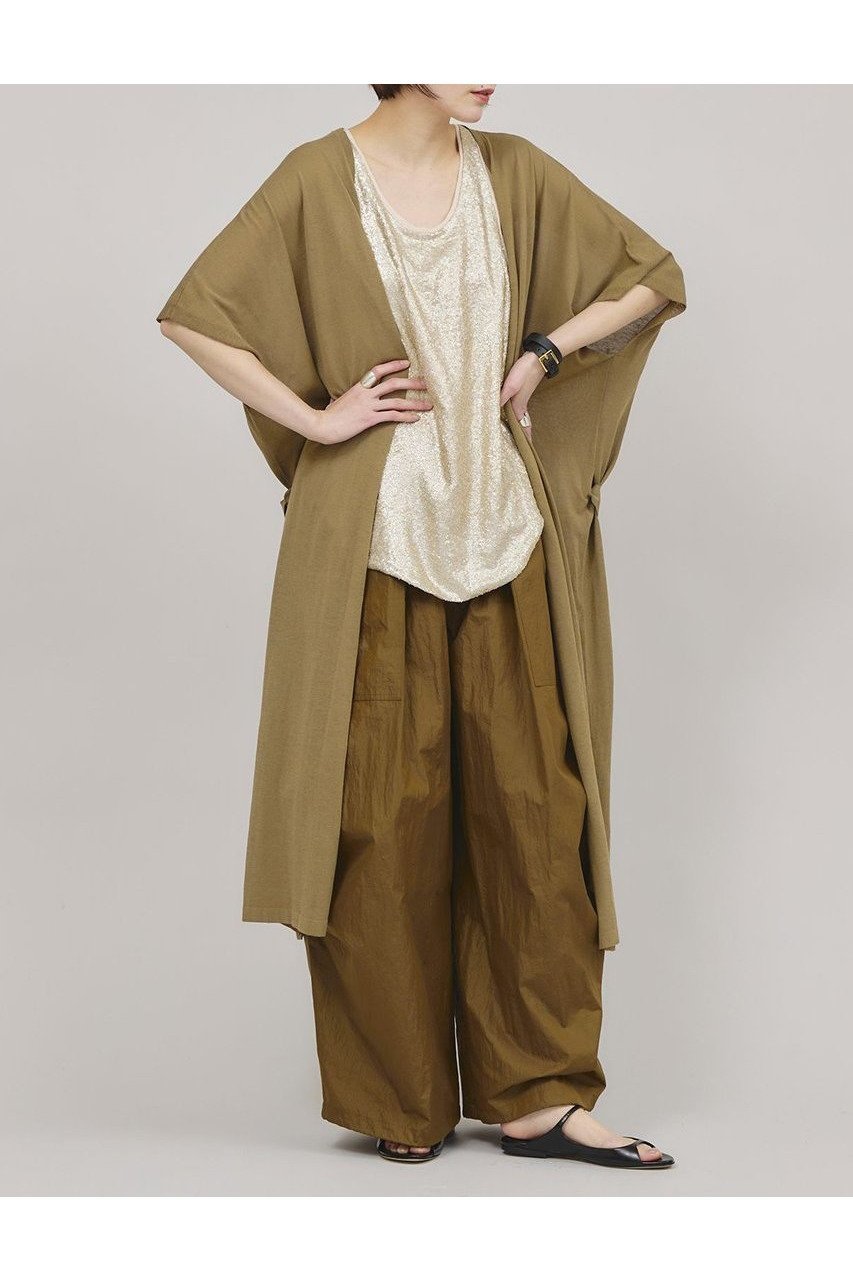 【カレンソロジー/Curensology】のシアーロングニットカーディガン インテリア・キッズ・メンズ・レディースファッション・服の通販 founy(ファニー) 　ファッション　Fashion　レディースファッション　WOMEN　トップス・カットソー　Tops/Tshirt　ニット　Knit Tops　カーディガン　Cardigans　おすすめ　Recommend　アクセサリー　Accessories　カーディガン　Cardigan　ガウン　Gown　キャミソール　Camisole　タンク　Tank　ミックス　Mix　NEW・新作・新着・新入荷　New Arrivals　カーキ|ID: prp329100004434784 ipo3291000000030979391