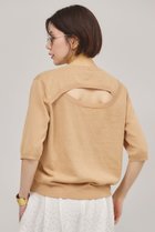 【カレンソロジー/Curensology】のバックコンシャスニットプルオーバー 人気、トレンドファッション・服の通販 founy(ファニー) ファッション Fashion レディースファッション Ladies' Fashion Online トップス・カットソー Tops/Tshirt ニット Knit Tops プルオーバー Pullover アクセサリー Accessories サマー Summer スリット Slit ボトム Bottom 再入荷 Restock/Back In Stock/Re Arrival 夏 Summer thumbnail ベージュ|ID: prp329100004434785 ipo3291000000032614611