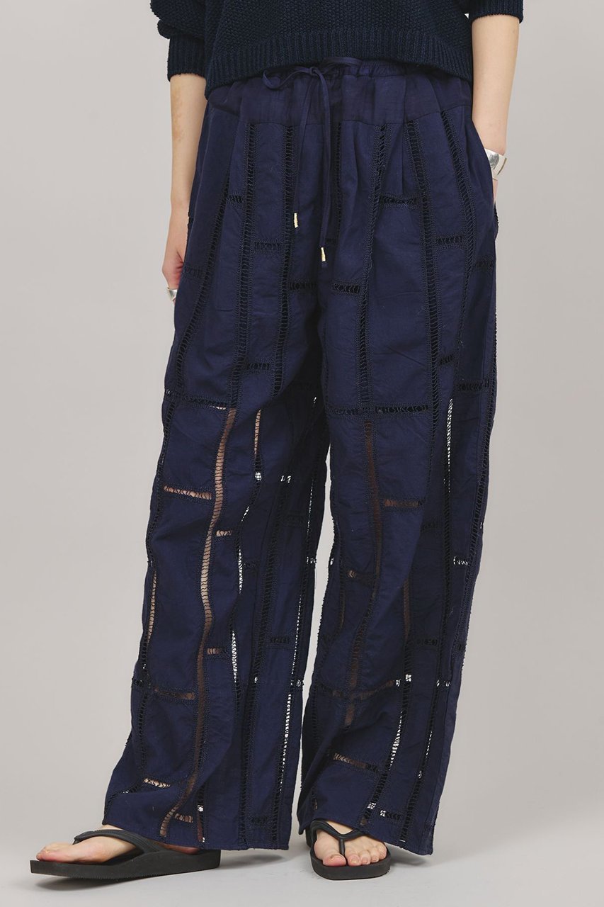 【カレンソロジー/Curensology】のエンブロイダリーパンツ 人気、トレンドファッション・服の通販 founy(ファニー) 　ファッション　Fashion　レディースファッション　WOMEN　パンツ　Pants　インド　India　エレガント 上品　Elegant　サテン　Satin　リネン　Linen　ワイド　Wide　再入荷　Restock/Back In Stock/Re Arrival　other-2|ID: prp329100004434786 ipo3291000000031258214