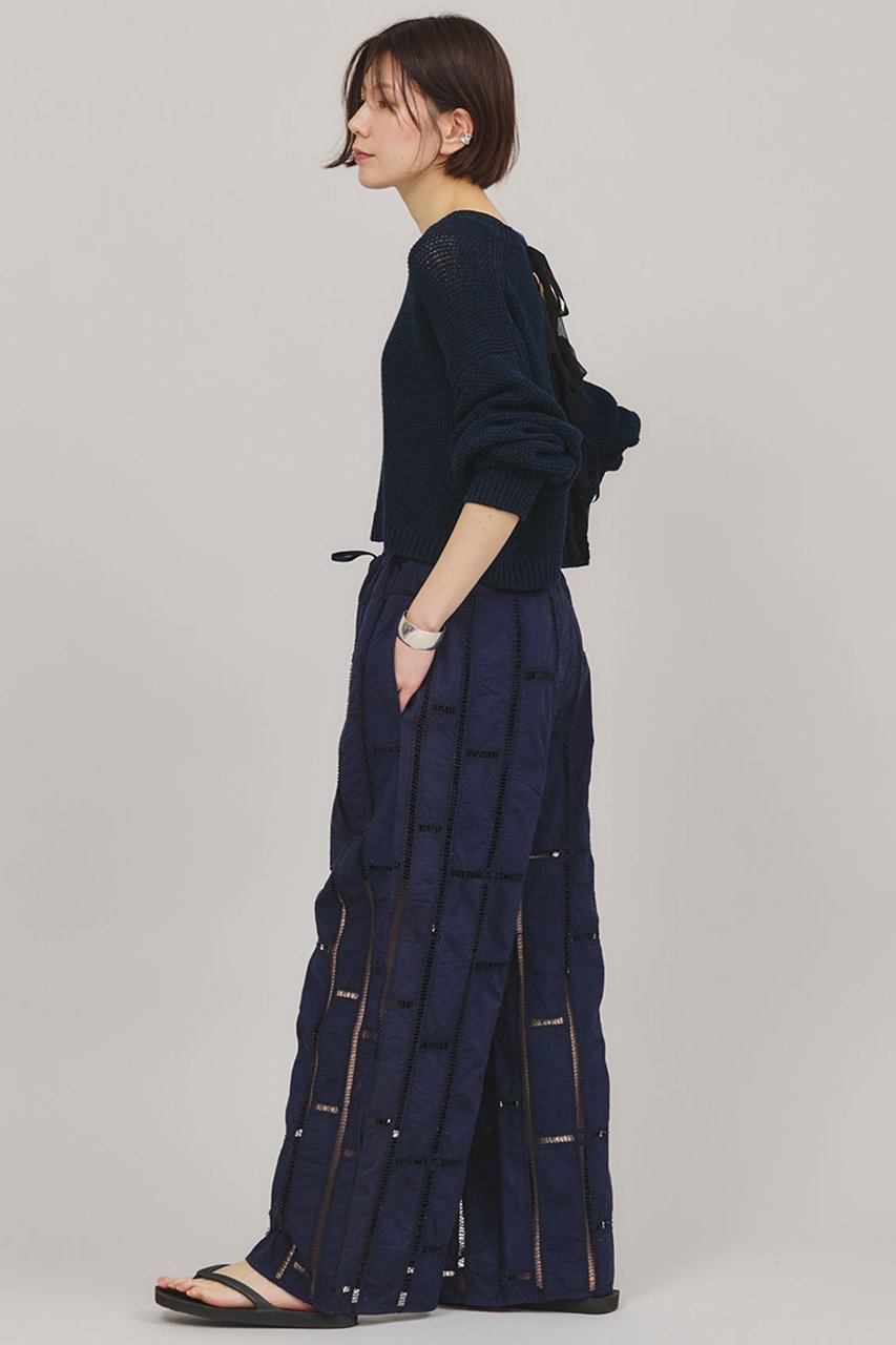 【カレンソロジー/Curensology】のエンブロイダリーパンツ 人気、トレンドファッション・服の通販 founy(ファニー) 　ファッション　Fashion　レディースファッション　WOMEN　パンツ　Pants　インド　India　エレガント 上品　Elegant　サテン　Satin　リネン　Linen　ワイド　Wide　再入荷　Restock/Back In Stock/Re Arrival　other-6|ID: prp329100004434786 ipo3291000000031326696