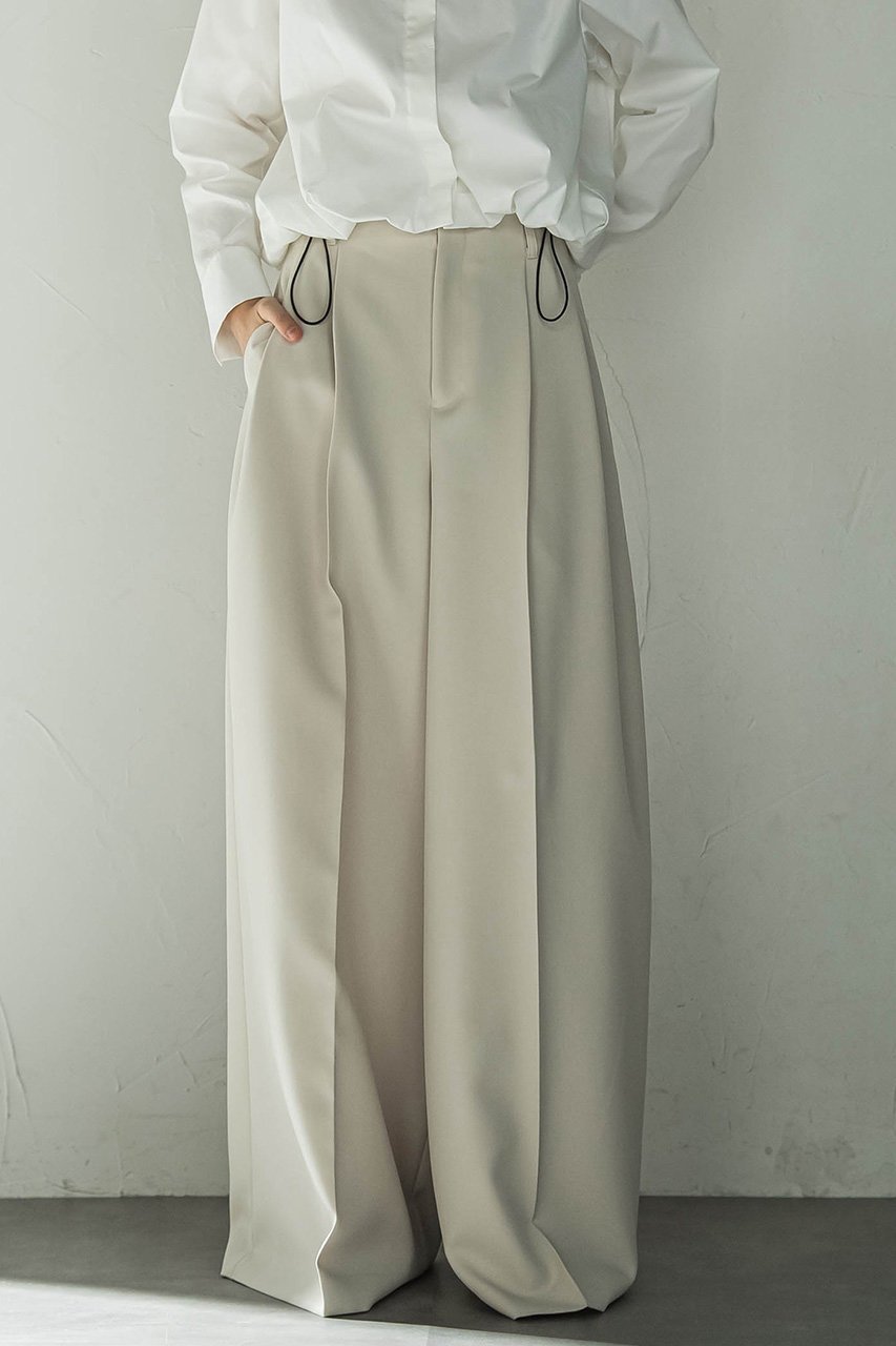 【エッセン ロートレアモン/ESSEN LAUTREAMONT】のポリエステルダブルクロスツイルスーパーワイドパンツ 人気、トレンドファッション・服の通販 founy(ファニー) 　ファッション　Fashion　レディースファッション　Ladies' Fashion Online　パンツ　Pants　ドレープ　Drape　バランス　Balance　ワイド　Wide　other-6|ID: prp329100004434790 ipo3291000000031326705