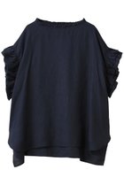 【ハウス オブ ロータス/HOUSE OF LOTUS】のリネンフリルブラウス 人気、トレンドファッション・服の通販 founy(ファニー) ファッション Fashion レディースファッション Fashion for Women トップス・カットソー Cut & Sew Tops シャツ・ブラウス・オフィスカジュアル Elegant Blouses & Button-Ups サマー Summer, Summer Style ショート Short, Short Length スリーブ Sleeve, Long Sleeve / Short Sleeve パターン Pattern, Design Print フリル Frill, Ruffle リネン Linen, Linen Fabric リラックス Relax, Relaxed Fit 定番 Standard, Basic Item thumbnail ネイビー|ID: prp329100004434792 ipo3291000000032770000
