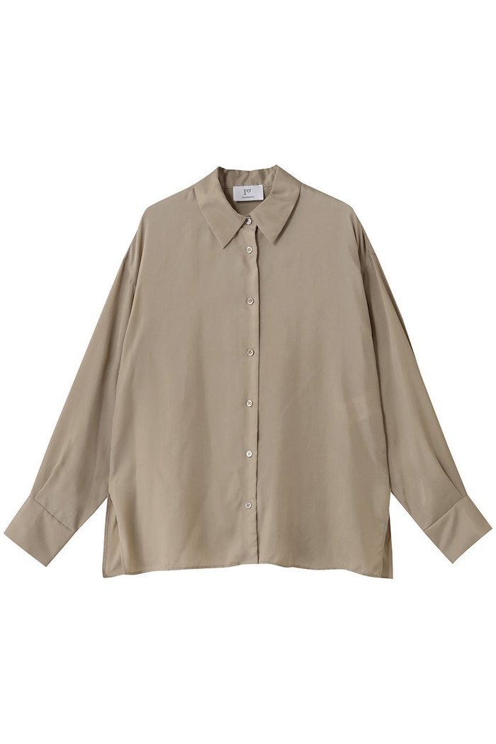 【プルミエ アロンディスモン/1er Arrondissement】のキュプラフィブリルシャツ インテリア・キッズ・メンズ・レディースファッション・服の通販 founy(ファニー) https://founy.com/ ファッション Fashion レディースファッション Fashion for Women トップス・カットソー Cut & Sew Tops シャツ・ブラウス・オフィスカジュアル Elegant Blouses & Button-Ups おすすめ Recommended / Our Picks とろみ Fluid, Flowy Fabric カシュクール Wrap Design キュプラ Cupro, Eco Fabric シンプル Simple, Minimal スリーブ Sleeve, Long Sleeve / Short Sleeve セットアップ Set-Up, Coordinated Outfit ロング Long, Long-Length 人気 Popular, Best Seller |ID: prp329100004434796 ipo3291000000036389157