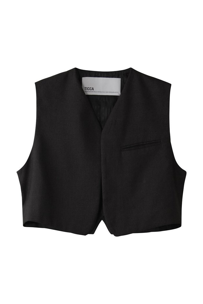 【プルミエ アロンディスモン/1er Arrondissement】の【TICCA】ベスト インテリア・キッズ・メンズ・レディースファッション・服の通販 founy(ファニー) https://founy.com/ ファッション Fashion レディースファッション WOMEN アウター Coat Outerwear ジャケット Jackets ショート Short ジャケット Jacket ベスト Vest NEW・新作・新着・新入荷 New Arrivals |ID: prp329100004434798 ipo3291000000030979440