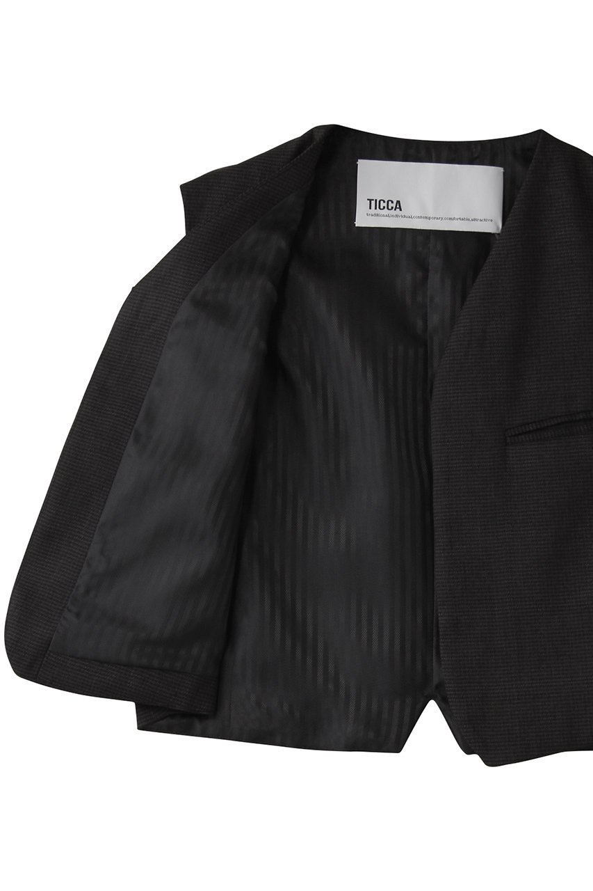 【プルミエ アロンディスモン/1er Arrondissement】の【TICCA】ベスト 人気、トレンドファッション・服の通販 founy(ファニー) 　ファッション　Fashion　レディースファッション　WOMEN　アウター　Coat Outerwear　ジャケット　Jackets　ショート　Short　ジャケット　Jacket　ベスト　Vest　other-6|ID: prp329100004434798 ipo3291000000031326731