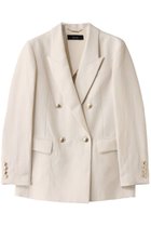 【アルアバイル/allureville】のシャークスキンダブルブレストジャケット オフホワイト|ID: prp329100004434799 ipo3291000000030979443
