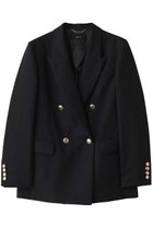 【アルアバイル/allureville】のシャークスキンダブルブレストジャケット ネイビー|ID: prp329100004434799 ipo3291000000030979445