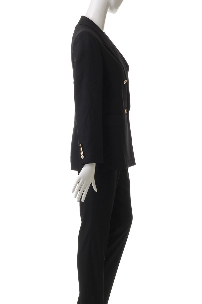 【アルアバイル/allureville】のシャークスキンダブルブレストジャケット 人気、トレンドファッション・服の通販 founy(ファニー) 　ファッション　Fashion　レディースファッション　WOMEN　アウター　Coat Outerwear　ジャケット　Jackets　おすすめ　Recommend　ジャケット　Jacket　セットアップ　Set Up　ダウン　Down　デニム　Denim　マニッシュ　Mannish　エレガント 上品　Elegant　再入荷　Restock/Back In Stock/Re Arrival　other-3|ID: prp329100004434799 ipo3291000000031258293