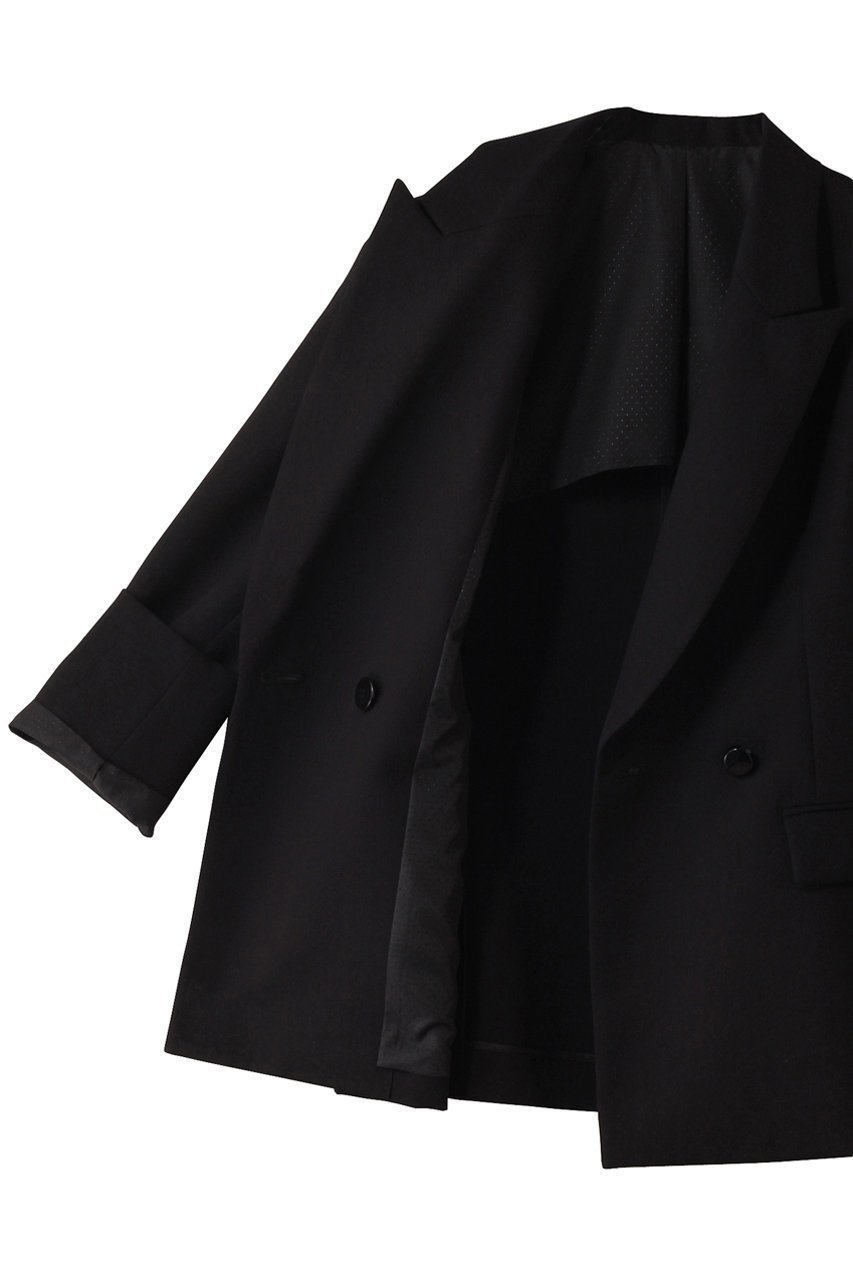 【アルアバイル/allureville】の【Loulou Willoughby】マットオックスダブルジャケット 人気、トレンドファッション・服の通販 founy(ファニー) 　ファッション　Fashion　レディースファッション　WOMEN　アウター　Coat Outerwear　ジャケット　Jackets　クラシック　Classic　ジャケット　Jacket　セットアップ　Set Up　ダウン　Down　ダブル　Double　デニム　Denim　トレンド　Trend　エレガント 上品　Elegant　other-6|ID: prp329100004434800 ipo3291000000031326737