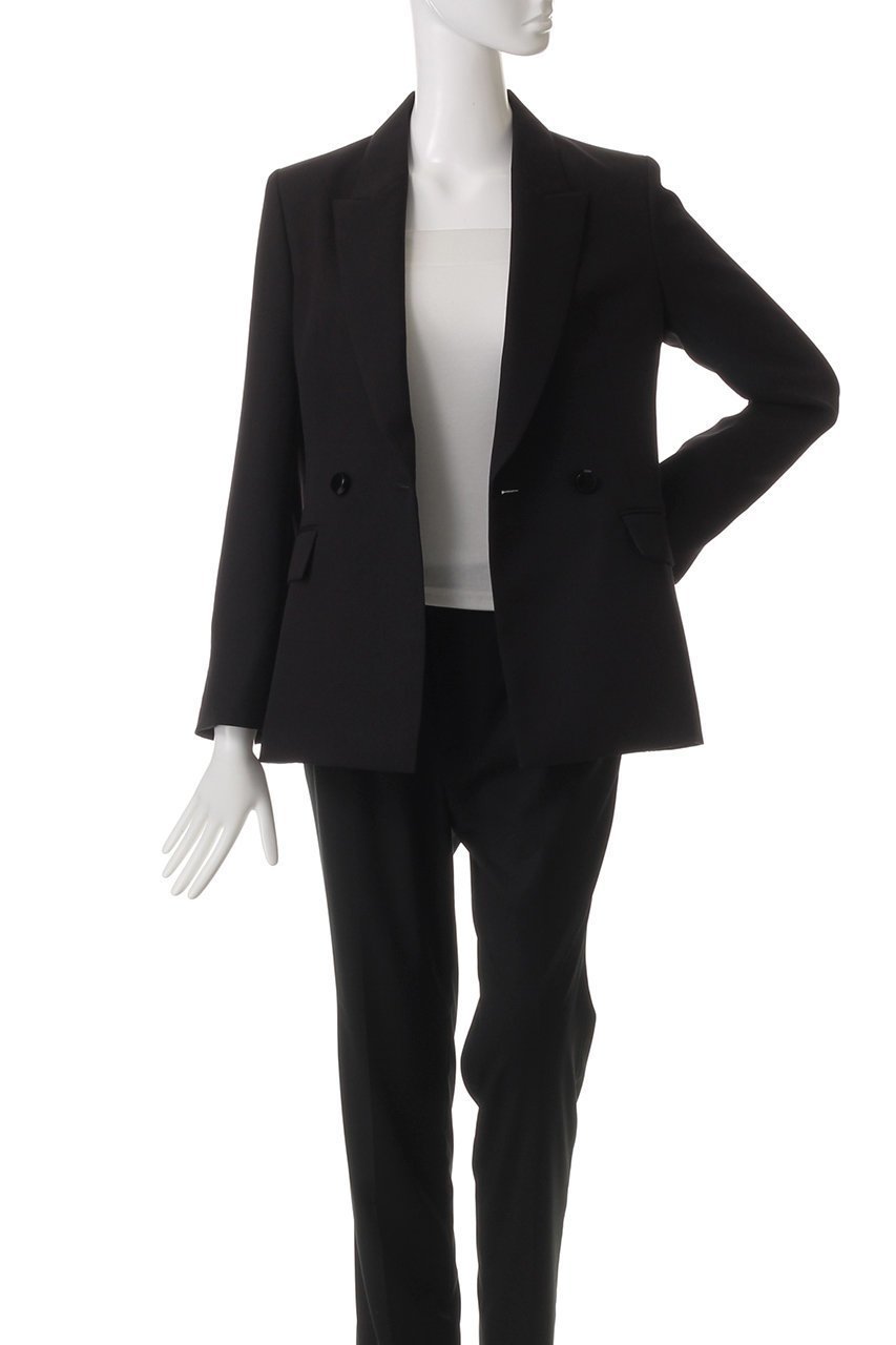 【アルアバイル/allureville】の【Loulou Willoughby】マットオックスダブルジャケット 人気、トレンドファッション・服の通販 founy(ファニー) 　ファッション　Fashion　レディースファッション　WOMEN　アウター　Coat Outerwear　ジャケット　Jackets　クラシック　Classic　ジャケット　Jacket　セットアップ　Set Up　ダウン　Down　ダブル　Double　デニム　Denim　トレンド　Trend　エレガント 上品　Elegant　other-7|ID: prp329100004434800 ipo3291000000031326738