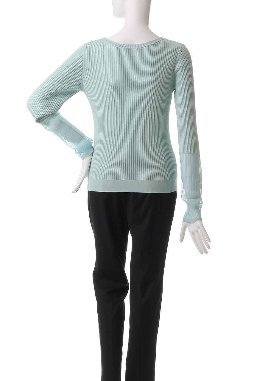 【アルアバイル/allureville】のシアーカフスラウンドNC プルオーバー 人気、トレンドファッション・服の通販 founy(ファニー) ファッション Fashion レディースファッション Fashion for Women トップス・カットソー Cut & Sew Tops ニット Knit Tops & Sweaters カジュアルプルオーバー・ニットトップス Pullovers & Knit Tops / Casual Pullovers インナー Innerwear シンプル Simple, Minimal ジャケット Jacket, Outerwear フィット Fit, Slim Fit フェミニン Feminine, Girly エレガント 上品 Elegant other-4|ID: prp329100004434801 ipo3291000000035304468