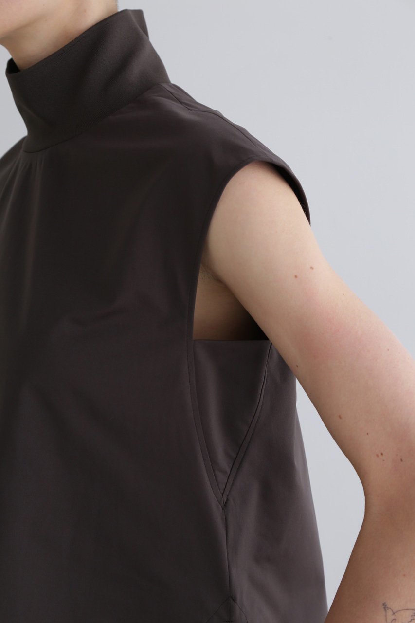 【ル フィル/LE PHIL】のテックスブリッドハイゲージブラウス 人気、トレンドファッション・服の通販 founy(ファニー) 　ファッション　Fashion　レディースファッション　WOMEN　トップス・カットソー　Tops/Tshirt　シャツ/ブラウス　Shirts/Blouses　おすすめ　Recommend　カッティング　Cutting　ショート　Short　シンプル　Simple　ジャージー　Jersey　ストレッチ　Stretch　スリーブ　Sleeve　セットアップ　Set Up　other-3|ID: prp329100004434804 ipo3291000000031258323