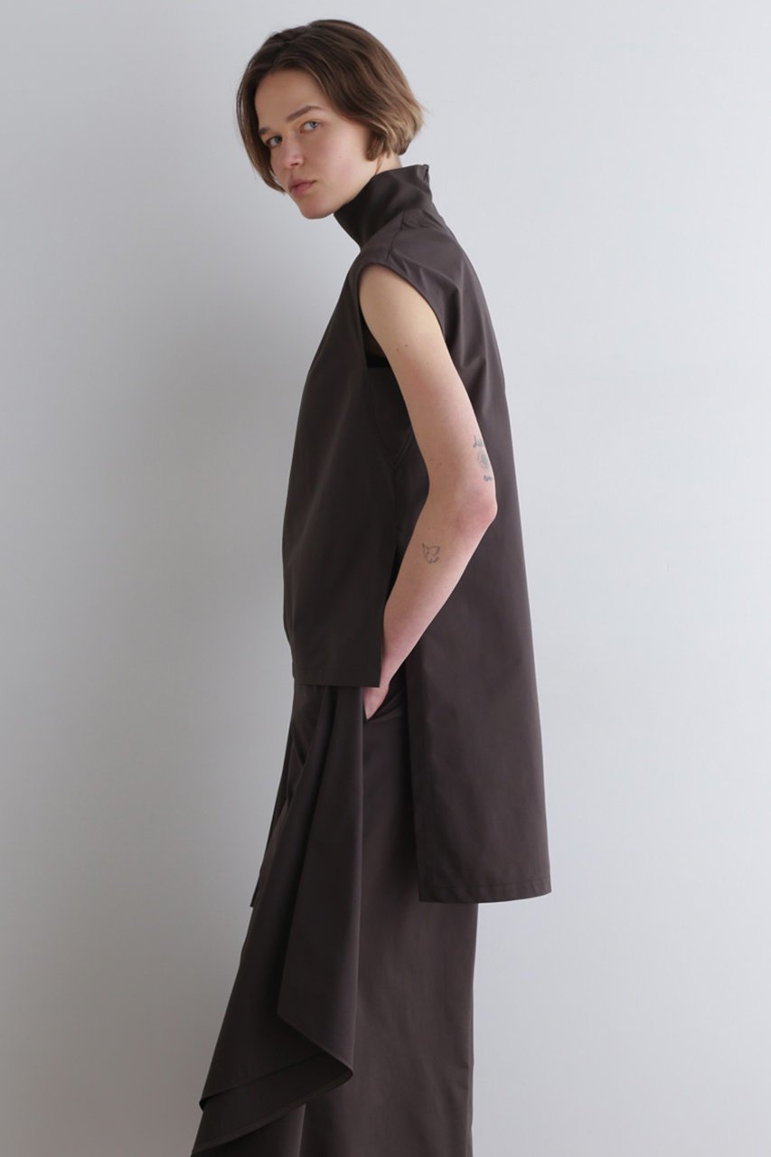 【ル フィル/LE PHIL】のテックスブリッドハイゲージブラウス 人気、トレンドファッション・服の通販 founy(ファニー) 　ファッション　Fashion　レディースファッション　WOMEN　トップス・カットソー　Tops/Tshirt　シャツ/ブラウス　Shirts/Blouses　おすすめ　Recommend　カッティング　Cutting　ショート　Short　シンプル　Simple　ジャージー　Jersey　ストレッチ　Stretch　スリーブ　Sleeve　セットアップ　Set Up　other-6|ID: prp329100004434804 ipo3291000000031326747