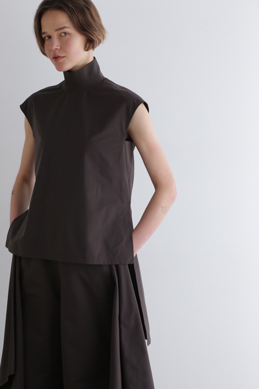 【ル フィル/LE PHIL】のテックスブリッドハイゲージブラウス 人気、トレンドファッション・服の通販 founy(ファニー) 　ファッション　Fashion　レディースファッション　WOMEN　トップス・カットソー　Tops/Tshirt　シャツ/ブラウス　Shirts/Blouses　おすすめ　Recommend　カッティング　Cutting　ショート　Short　シンプル　Simple　ジャージー　Jersey　ストレッチ　Stretch　スリーブ　Sleeve　セットアップ　Set Up　other-8|ID: prp329100004434804 ipo3291000000031326749