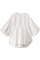 【ル フィル/LE PHIL】のジャガードブラウス 人気、トレンドファッション・服の通販 founy(ファニー) ファッション Fashion レディースファッション Fashion for Women トップス・カットソー Cut & Sew Tops シャツ・ブラウス・オフィスカジュアル Elegant Blouses & Button-Ups エレガント 上品 Elegant オケージョン Occasion Wear シンプル Simple, Minimal ジャカード/ジャガード Jacquard, Woven Pattern スリーブ Sleeve, Long Sleeve / Short Sleeve フォルム Silhouette, Form ヘムライン Hemline, Bottom Cut ロング Long, Long-Length thumbnail ホワイト|ID: prp329100004434805 ipo3291000000032785018