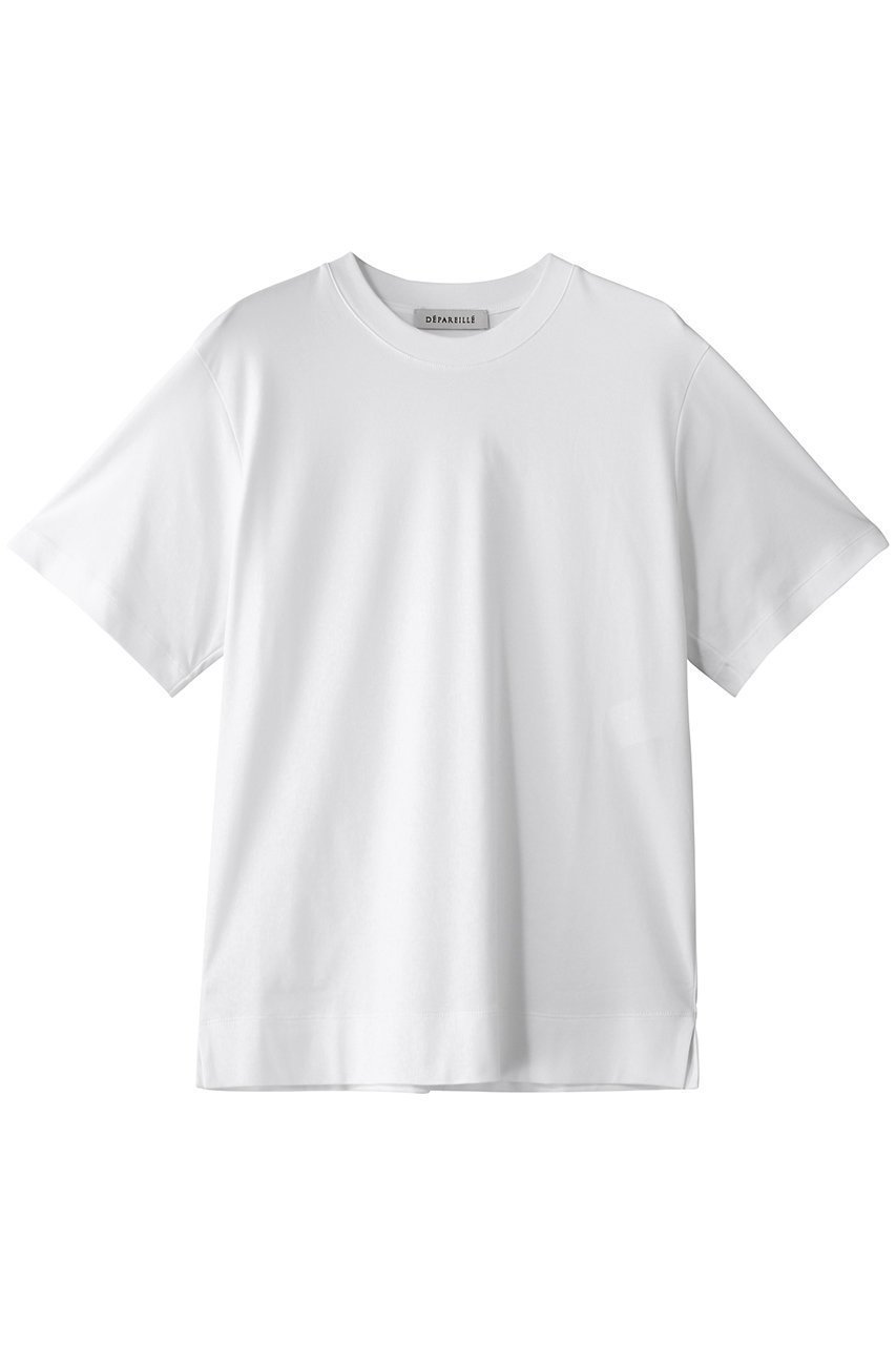 【デパリエ/DEPAREILLE】のスムースショートスリーブTシャツ 人気、トレンドファッション・服の通販 founy(ファニー) 　ファッション　Fashion　レディースファッション　WOMEN　トップス・カットソー　Tops/Tshirt　シャツ/ブラウス　Shirts/Blouses　ロング / Tシャツ　T-Shirts　カットソー　Cut and Sewn　なめらか　Smooth　ショート　Short　シンプル　Simple　スリーブ　Sleeve　リラックス　Relax　エレガント 上品　Elegant　NEW・新作・新着・新入荷　New Arrivals　 other-1|ID: prp329100004434811 ipo3291000000030979478