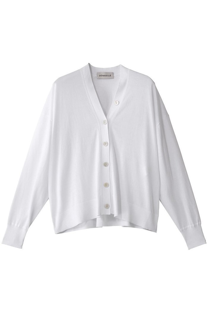 【デパリエ/DEPAREILLE】のコットンVネックカーディガン インテリア・キッズ・メンズ・レディースファッション・服の通販 founy(ファニー) https://founy.com/ ファッション Fashion レディースファッション Fashion for Women トップス・カットソー Cut & Sew Tops ニット Knit Tops & Sweaters カーディガン・羽織り Layered Style Cardigans Vネックトップス V-Neck Tops / V-Cut Neckline Shirts カーディガン Cardigan, Knitwear シンプル Simple, Minimal リラックス Relax, Relaxed Fit 夏 Summer 春 Spring S/S・春夏 SS, Spring/Summer, Warm Season |ID: prp329100004434812 ipo3291000000032942697