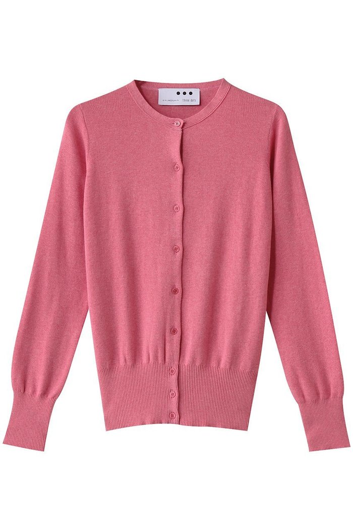 【スリー ドッツ/three dots】のコットンメランジ クルーネックカーディガン インテリア・キッズ・メンズ・レディースファッション・服の通販 founy(ファニー) https://founy.com/ ファッション Fashion レディースファッション WOMEN トップス・カットソー Tops/Tshirt ニット Knit Tops カーディガン Cardigans カーディガン Cardigan シンプル Simple フィット Fit エレガント 上品 Elegant NEW・新作・新着・新入荷 New Arrivals |ID: prp329100004434814 ipo3291000000030979492
