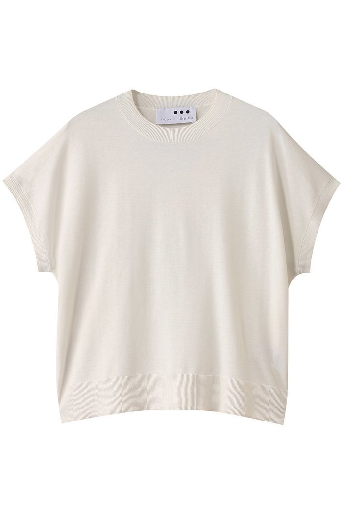 【スリー ドッツ/three dots】のウォッシャブルコットンシルク 半袖トップス インテリア・キッズ・メンズ・レディースファッション・服の通販 founy(ファニー) https://founy.com/ ファッション Fashion レディースファッション Fashion for Women トップス・カットソー Cut & Sew Tops シャツ・ブラウス・オフィスカジュアル Elegant Blouses & Button-Ups ロングTシャツ・Tシャツ Longline T-Shirts & Tees カットソー・ベーシックTシャツ Cut-and-Sewn Tops / Stretch Tees & Basics ウォッシャブル Machine Washable ショート Short, Short Length シルク Silk, 100% Silk シンプル Simple, Minimal スリーブ Sleeve, Long Sleeve / Short Sleeve ボトム Bottoms, Lower Wear リラックス Relax, Relaxed Fit エレガント 上品 Elegant 半袖 Short Sleeve, Half Sleeve 洗える Machine Washable |ID: prp329100004434816 ipo3291000000032864574
