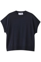 【スリー ドッツ/three dots】のウォッシャブルコットンシルク 半袖トップス 人気、トレンドファッション・服の通販 founy(ファニー) ファッション Fashion レディースファッション Fashion for Women トップス・カットソー Cut & Sew Tops シャツ・ブラウス・オフィスカジュアル Elegant Blouses & Button-Ups ロングTシャツ・Tシャツ Longline T-Shirts & Tees カットソー・ベーシックTシャツ Cut-and-Sewn Tops / Stretch Tees & Basics ウォッシャブル Machine Washable ショート Short, Short Length シルク Silk, 100% Silk シンプル Simple, Minimal スリーブ Sleeve, Long Sleeve / Short Sleeve ボトム Bottoms, Lower Wear リラックス Relax, Relaxed Fit エレガント 上品 Elegant 半袖 Short Sleeve, Half Sleeve 洗える Machine Washable thumbnail ネイビー|ID: prp329100004434816 ipo3291000000032864599