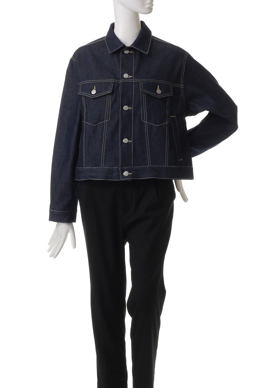 【ミディウミソリッド/MIDIUMISOLID】のshort denim JK.M ジャケット 人気、トレンドファッション・服の通販 founy(ファニー) 　ファッション　Fashion　レディースファッション　WOMEN　アウター　Coat Outerwear　ジャケット　Jackets　コンパクト　Compact　ショート　Short　シンプル　Simple　ジャケット　Jacket　デニム　Denim　トレンド　Trend　フロント　Front　ポケット　Pocket　other-2|ID: prp329100004434817 ipo3291000000031258397