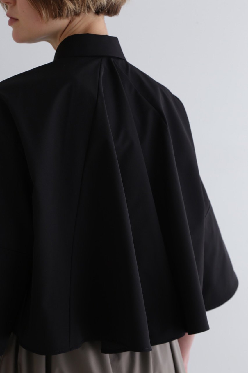 【ル フィル/LE PHIL】のバックメッシュSOLOTEX襟付きブラウス 人気、トレンドファッション・服の通販 founy(ファニー) 　ファッション　Fashion　レディースファッション　Fashion for Women　トップス・カットソー　Cut & Sew Tops　シャツ・ブラウス・オフィスカジュアル　Elegant Blouses & Button-Ups　バッグ　Bags　コンパクト　Compact, Small Size　ショート　Short, Short Length　ストレッチ　Stretch, Stretchy Fabric　スリーブ　Sleeve, Long Sleeve / Short Sleeve　バランス　Balance, Style Balance　メッシュ　Mesh, Net Fabric　other-4|ID: prp329100004434819 ipo3291000000035895284