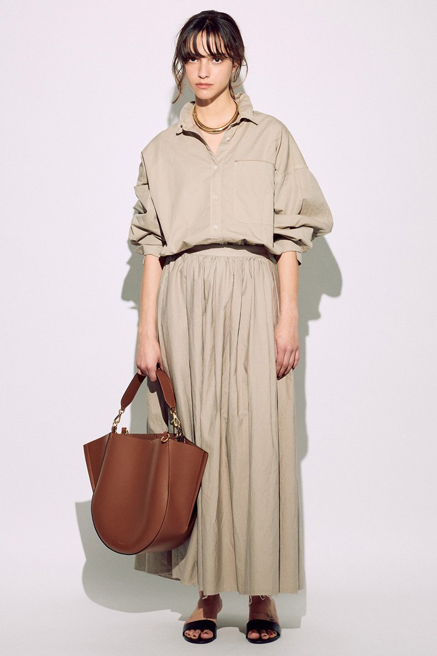 【ブリル/BRILL】のギャザーEASYスカート 人気、トレンドファッション・服の通販 founy(ファニー) 　ファッション　Fashion　レディースファッション　WOMEN　スカート　Skirt　ロングスカート　Long Skirt　ギャザー　Gather　サテン　Satin　ストレート　Straight　ロング　Long　人気　Popularity　other-5|ID: prp329100004437790 ipo3291000000031326175