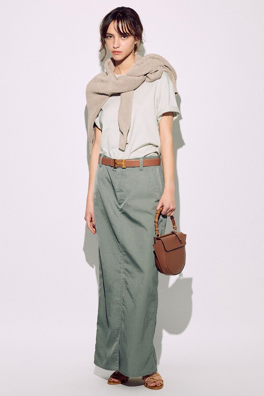 【ブリル/BRILL】のナイロンタイトSK 人気、トレンドファッション・服の通販 founy(ファニー) 　ファッション　Fashion　レディースファッション　Fashion for Women　スカート　Skirts　ロングスカート　Long Skirts / Maxi & Midi Skirts　ストレート　Straight, Straight Cut　ロング　Long, Long-Length　other-4|ID: prp329100004437792 ipo3291000000032824341