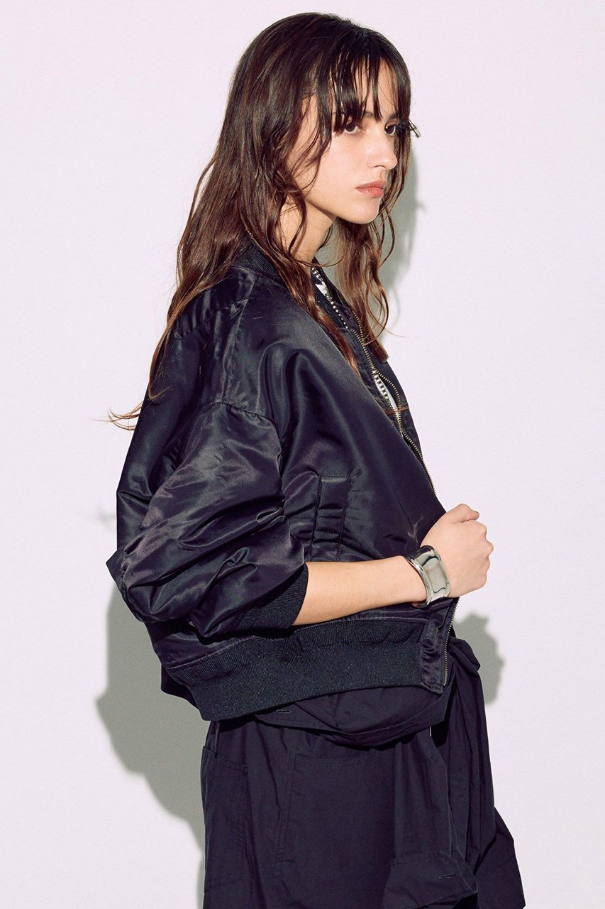 【ブリル/BRILL】のナイロンMA-1 人気、トレンドファッション・服の通販 founy(ファニー) 　ファッション　Fashion　レディースファッション　WOMEN　アウター　Coat Outerwear　ジャケット　Jackets　ブルゾン　Blouson/Jackets　MA-1　MA-1　ショート　Short　ジャケット　Jacket　ブルゾン　Blouson　ポケット　Pocket　other-4|ID: prp329100004437793 ipo3291000000031256823